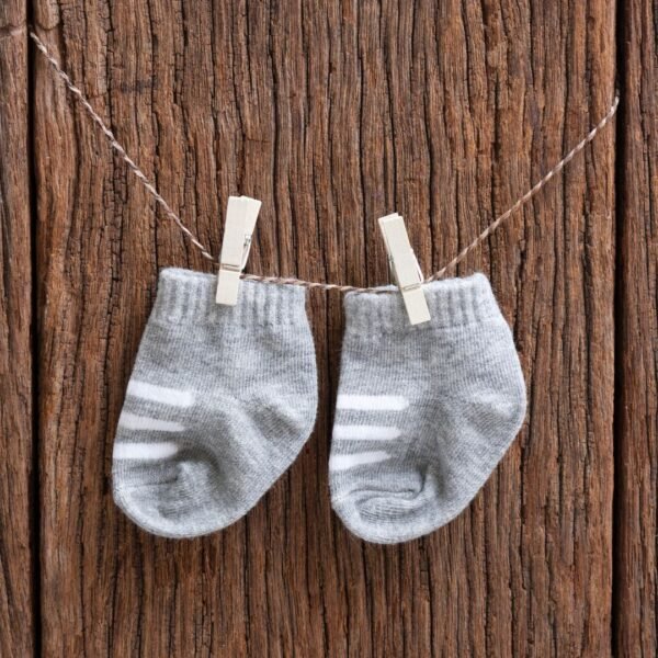 Boleiv Baby Grey Striped Socks