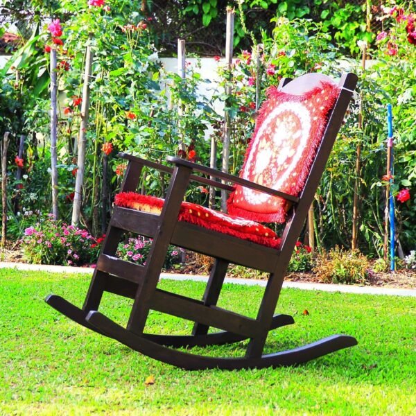 Wooden Outdoor Cushioned Chair