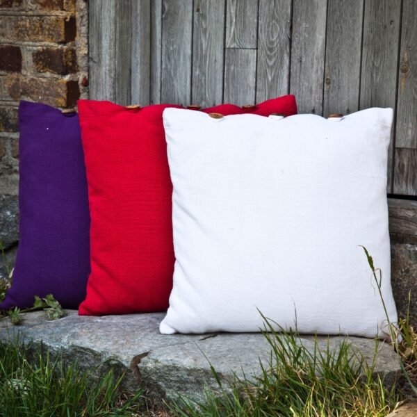 Striped Lagoon Tufted Cushions